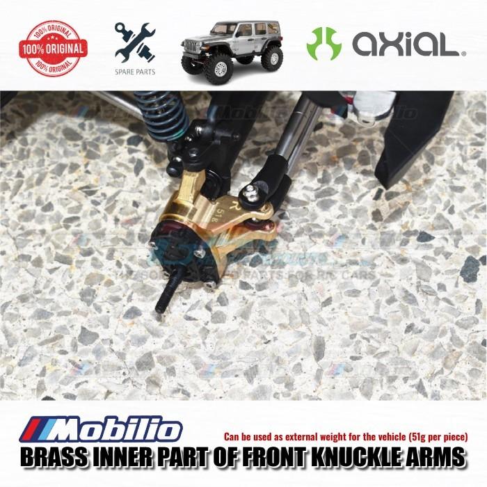 GPM Part #SCX3021BX Brass Inner Part Of Front Knuckle Arms for Axial Racing Capra 1.9 Unlimited