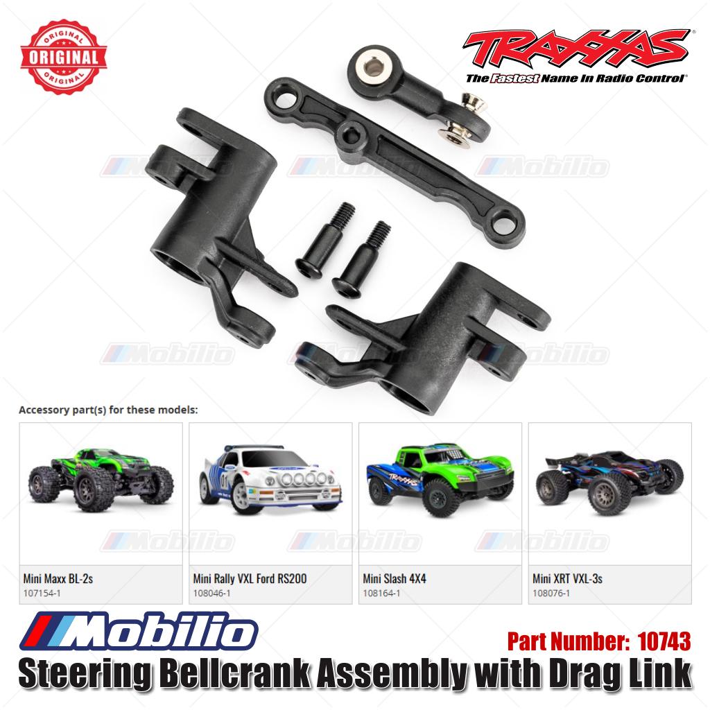 Traxxas Part #10743 Steering Bellcrank Assembly with Drag Link