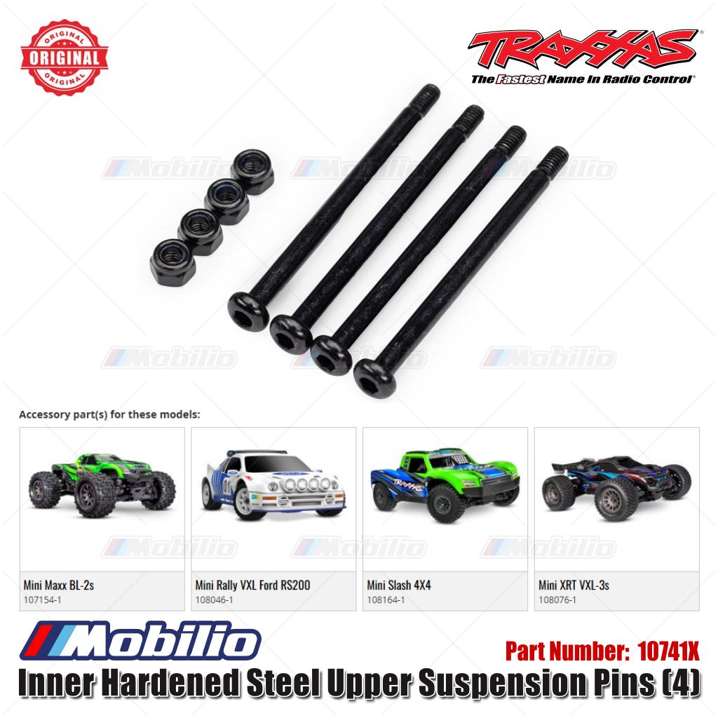 Traxxas Part #10741X Inner Hardened Steel Upper Suspension Pins (4)