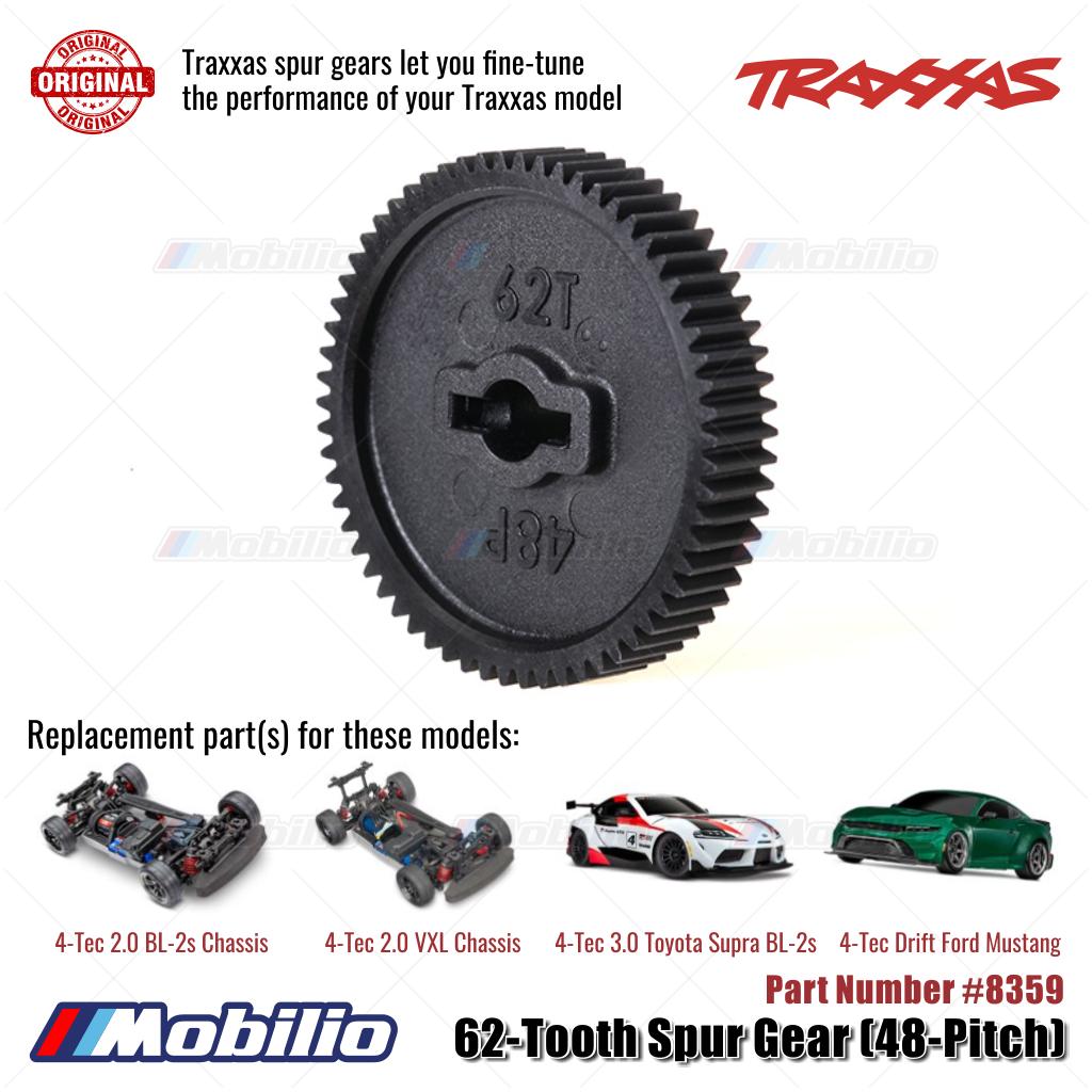 Traxxas Part #8359 62-Tooth Spur Gear 48-Pitch for RC 4-Tec 2.0 3.0 Chassis