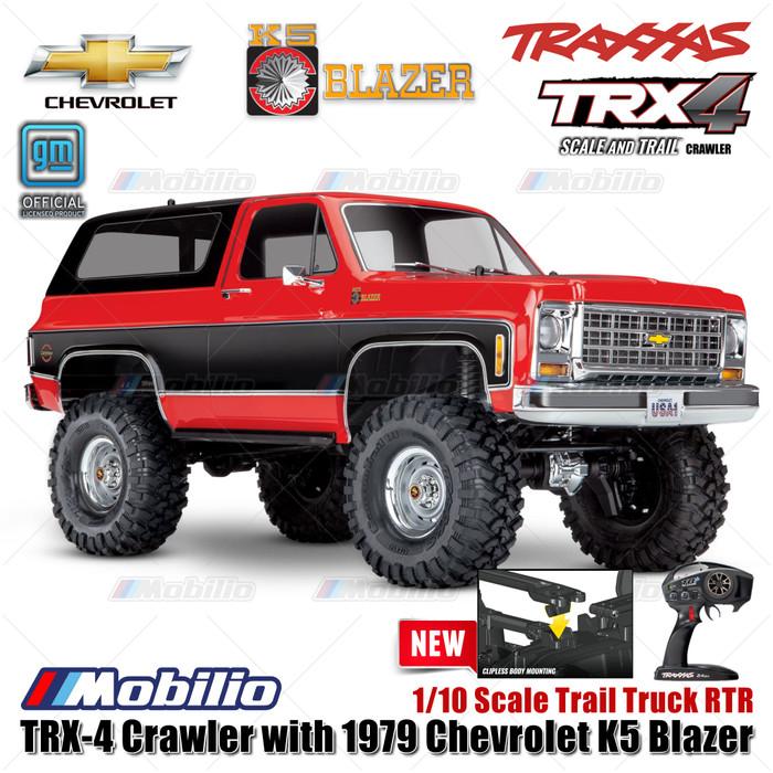 Traxxas TRX-4 1979 Chevrolet K5 Blazer 4X4 1/10 Scale Trail Truck TRX4 RC Crawler Adventure Remote Control