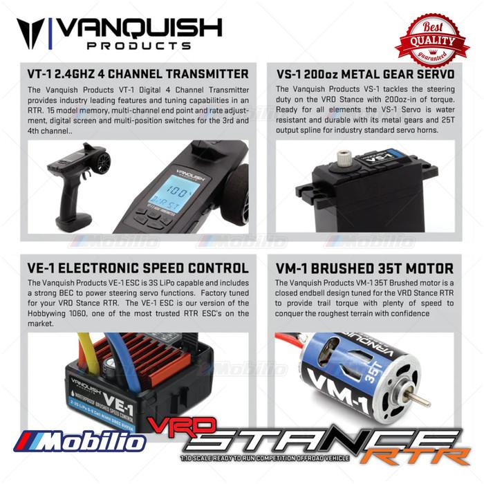 Vanquish VRD Stance 1:10 Scale RTR Competition Offroad Vehicle RC Rock Crawler Adventure