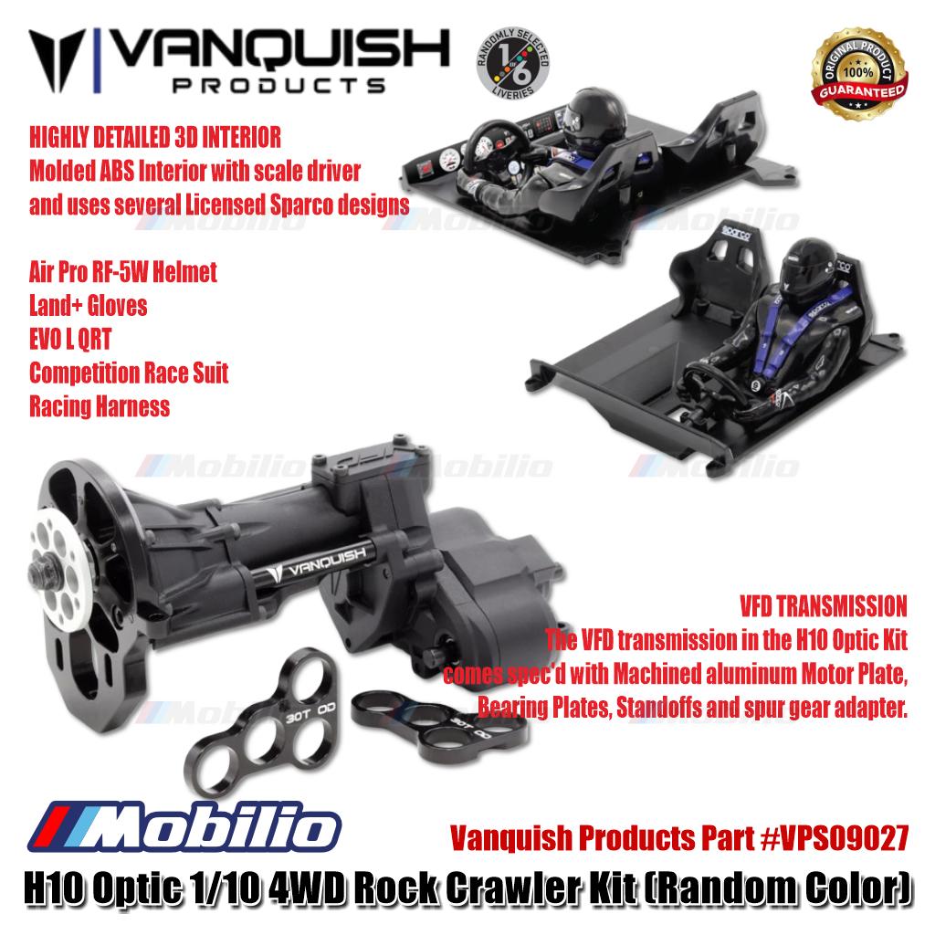 Kit Rock Crawler Vanquish Products H10 Optic 1/10 4WD (Warna Acak) #VPS09027