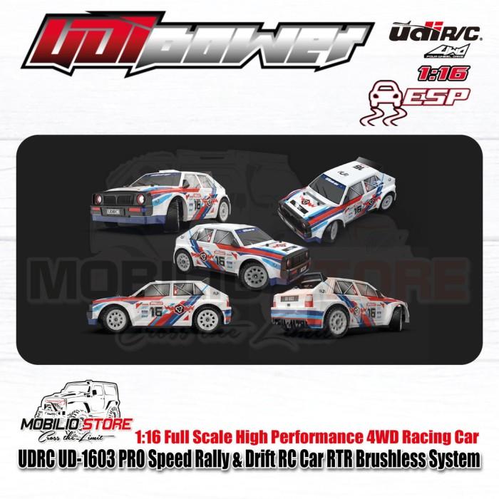 UDIR/C UD-1603 PRO Lancia Speed Rally & Drift RC RTR Brushless System