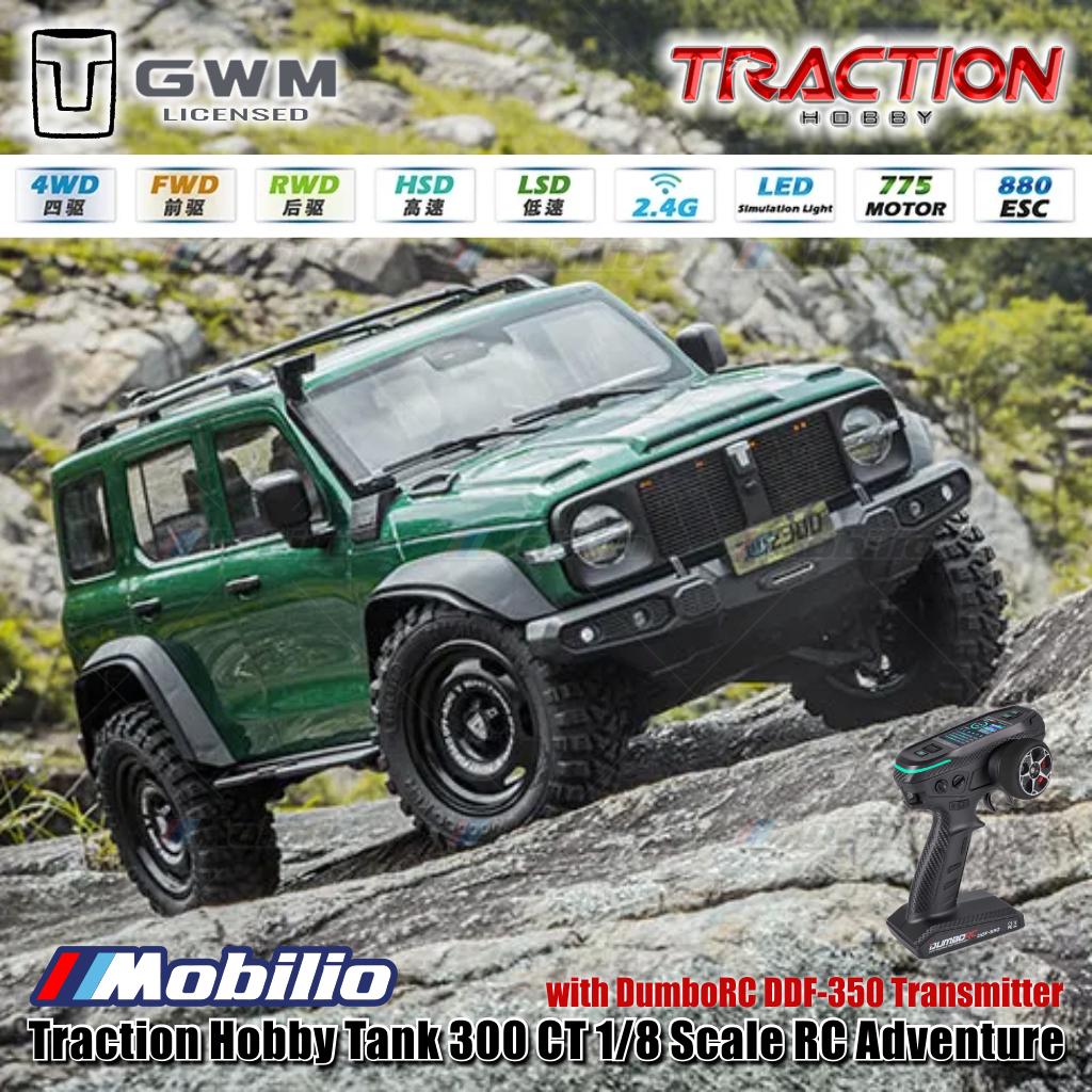 Traction Hobby Tank 300 CT 1/8 Scale RC Adventure Tank300-CT with
