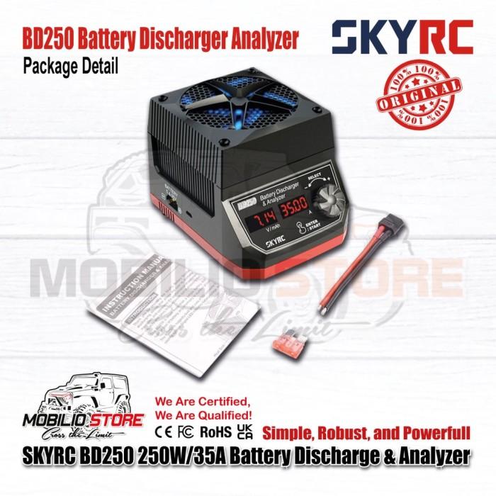 SKYRC BD250 250W 35A LiPo/LiHV/NiMH Penguras Baterai dan Penganalisis Baterai
