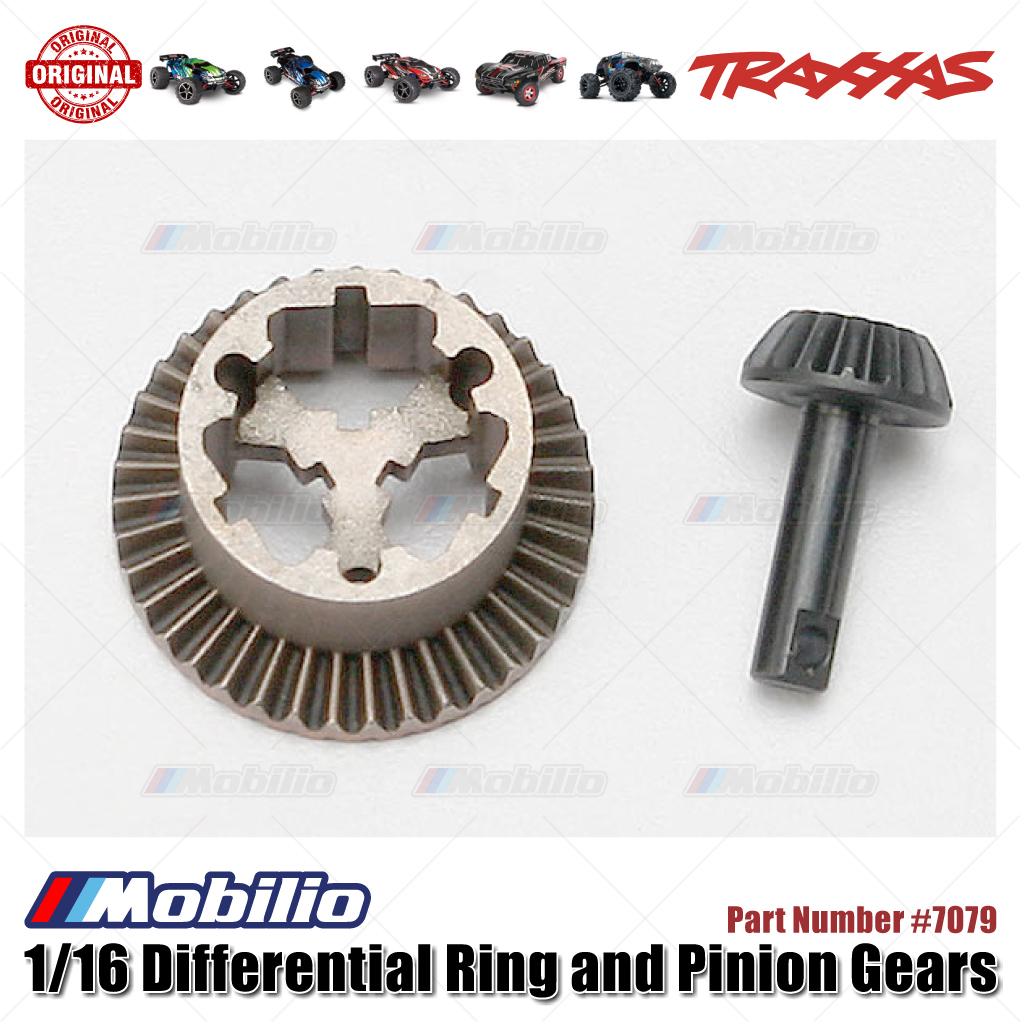 Traxxas Part #7079 1/16 Differential Ring and Pinion Gears for RC Car 1/16 Slash E-Revo Summit