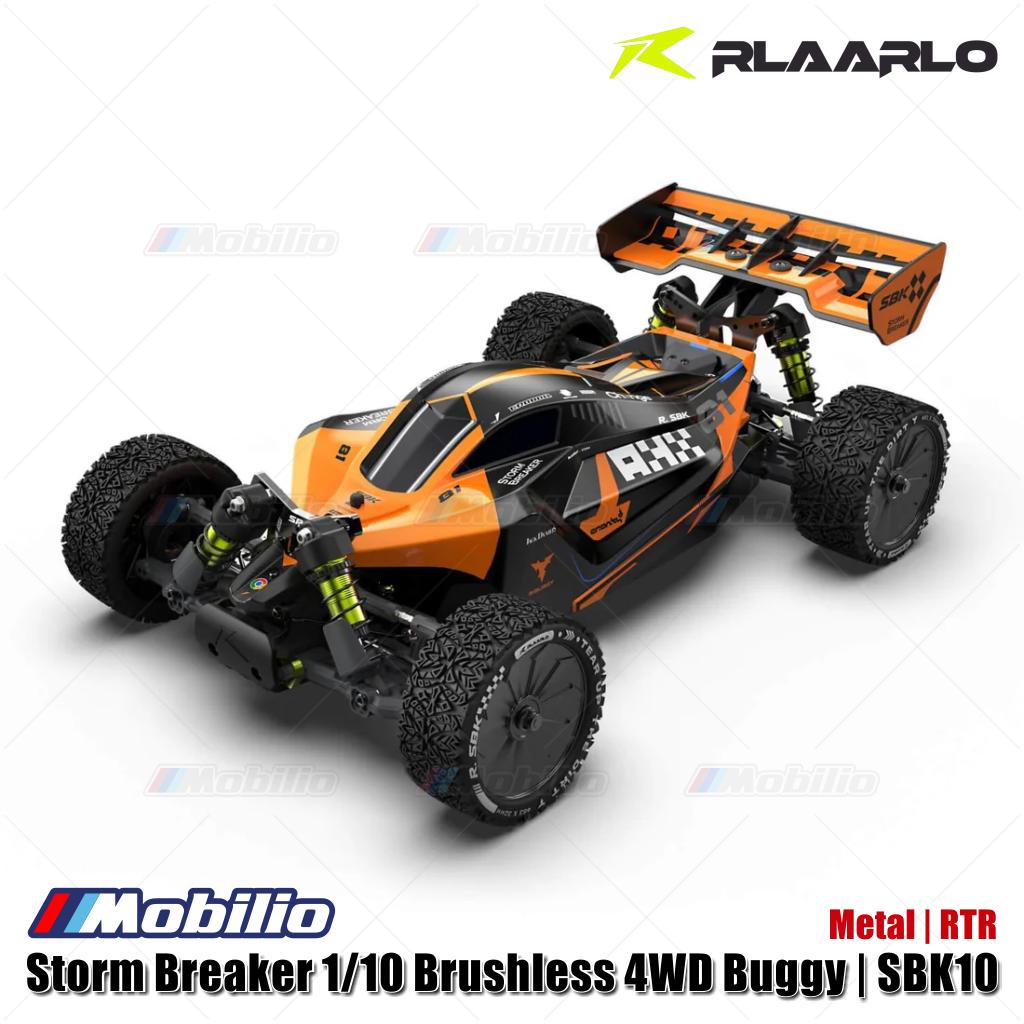 Rlaarlo SBK10 Storm Breaker 1/10 Serat Karbon / Logam Brushless RTR 4WD Buggy