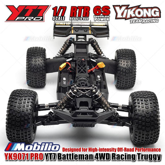 Yikong YK9071 PRO YT7 Battleman 4WD Racing Truggy RC 1/7 Scale 6S Brushless 2.4G RTR