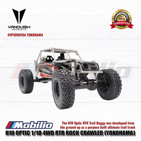 Vanquish Products H10 Optic 1/10 4WD RTR Rock Crawler RC Yokohama and Sparco