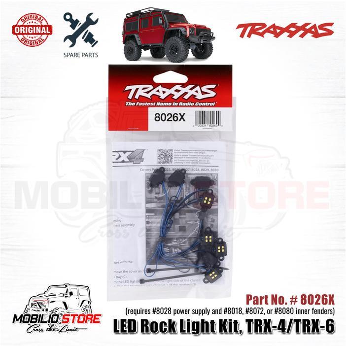 Traxxas Part #8026X LED Rock Light Kit TRX4 TRX6 Genuine RC Crawler