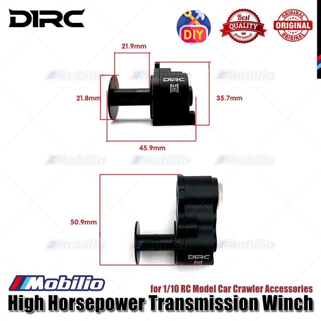 Winch Transmisi Tenaga Kuda Tinggi Gearbox D1RC untuk Aksesori Crawler Mobil Model RC 1/10