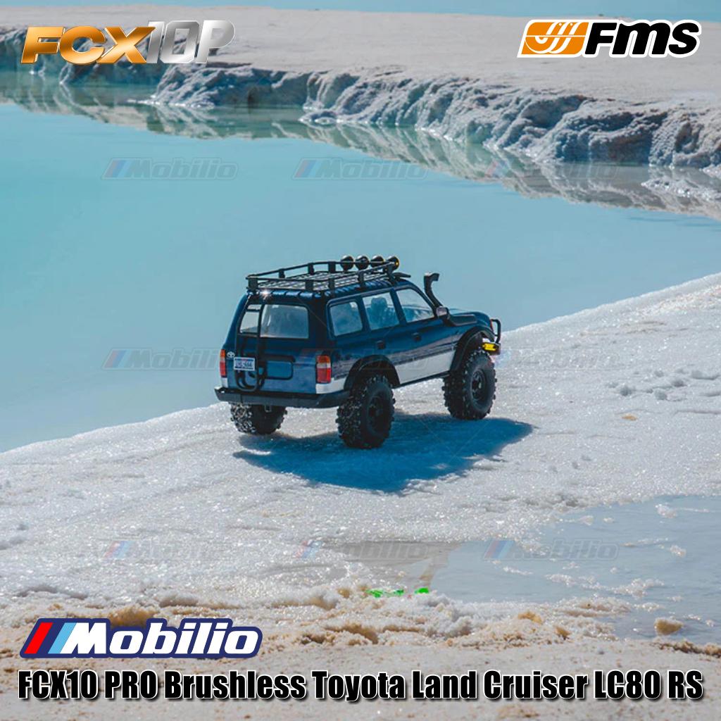FMS FCX10 PRO Brushless Toyota Land Cruiser LC80 RS RC Crawler Adventure RTR