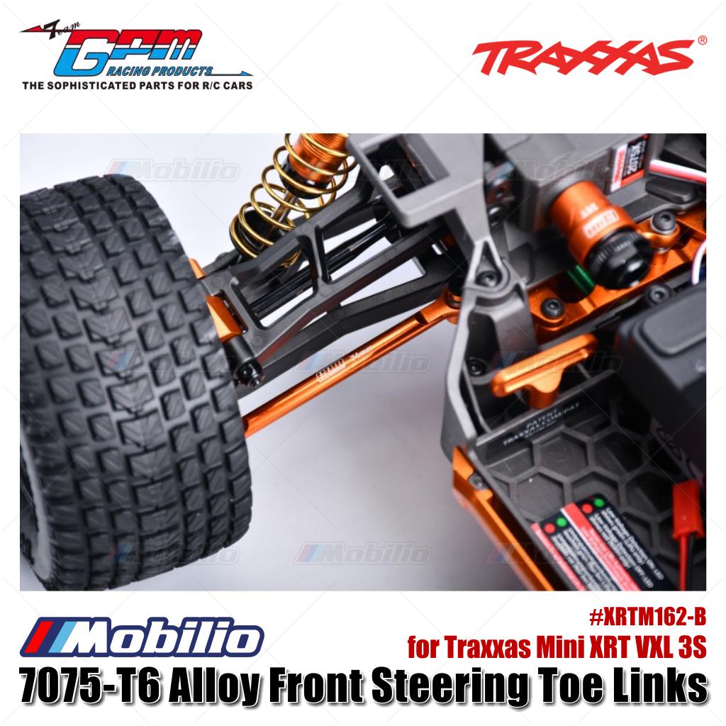 GPM Part #XRTM162-B 7075-T6 Alloy Front Steering Toe Links for Traxxas Mini XRT VXL 3S Upgrade