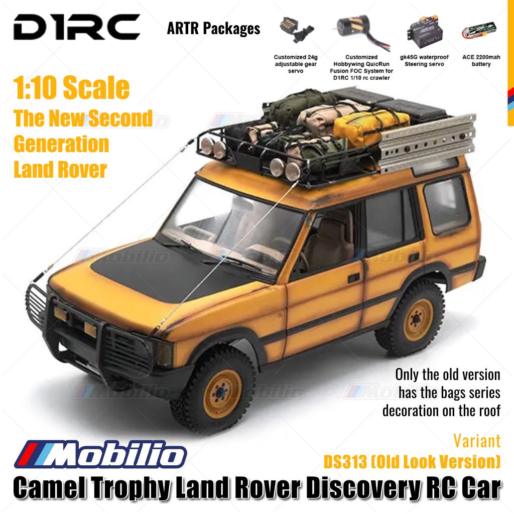 D1RC Camel Trophy Land Rover Discovery DS313 Skala 1/10 Jarak Sumbu Roda 313mm Mobil RC Petualangan