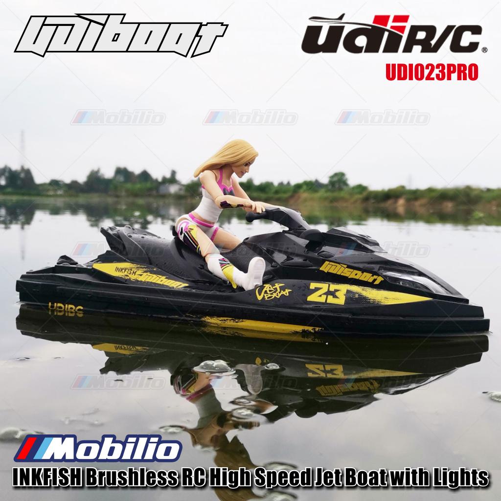 UDIR/C UDI023PRO INKFISH Brushless RC High Speed Jet Boat with Lights