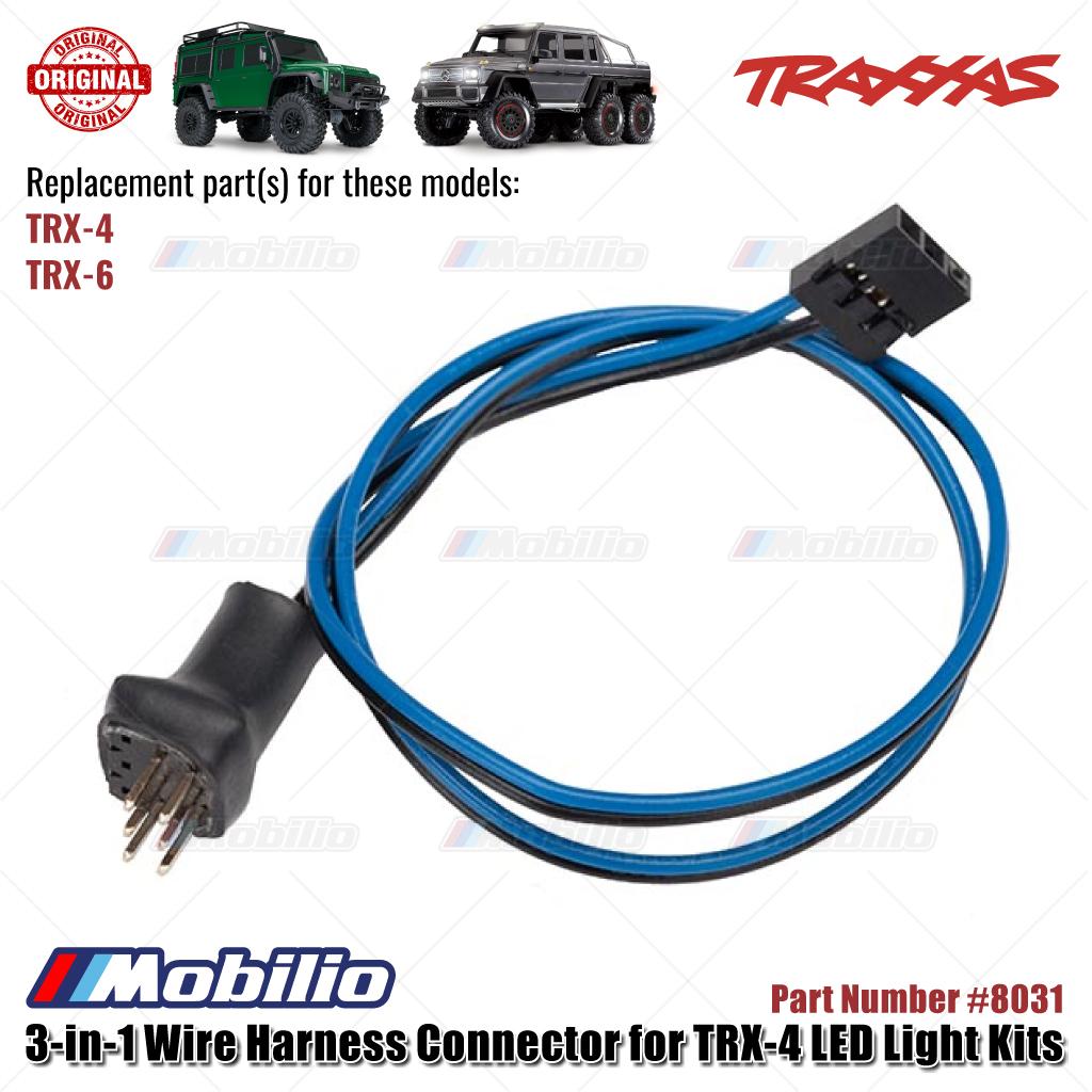 Traxxas Part #8031 3-In-1 LED Light Harness for RC TRX-4 TRX-6