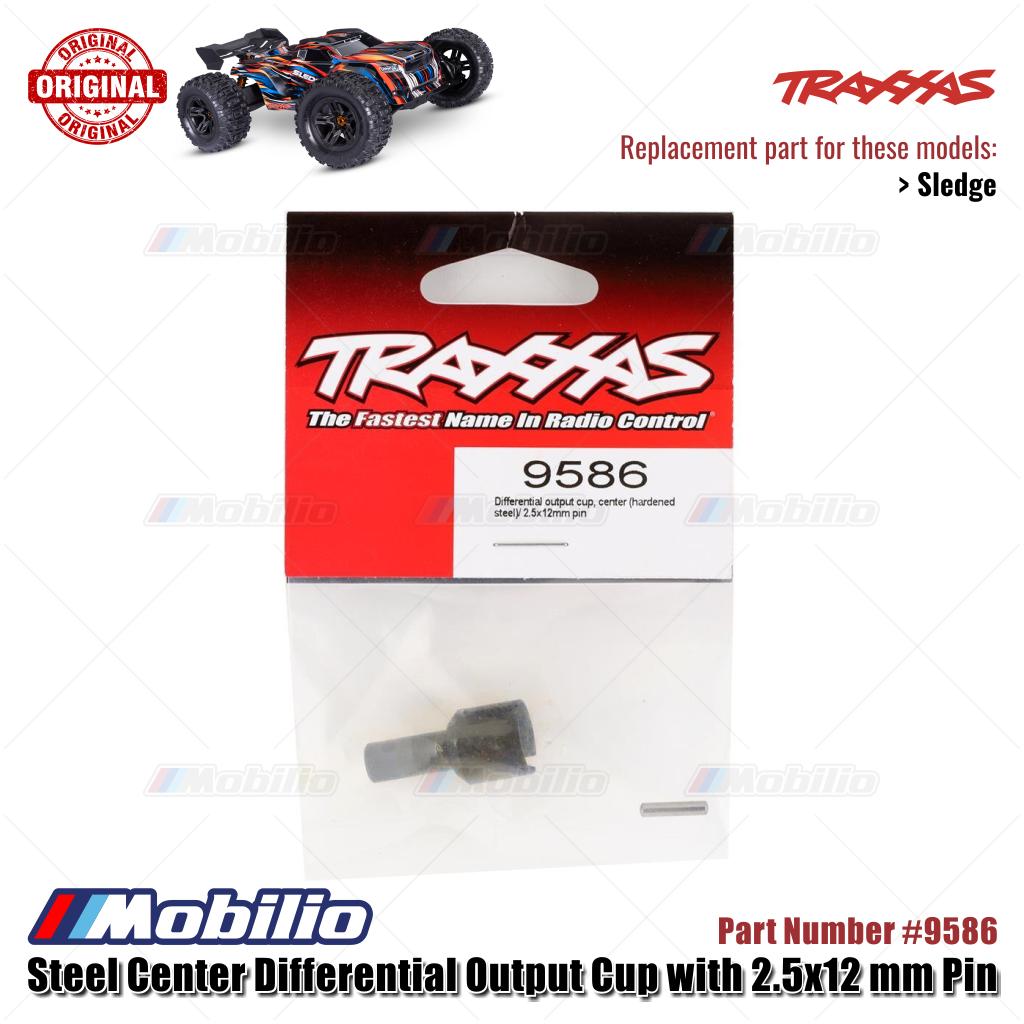 Traxxas Part #9586 Steel Center Differential Output Cup with 2.5x12 mm Pin RC Sledge 1/8 Scale Off-Road