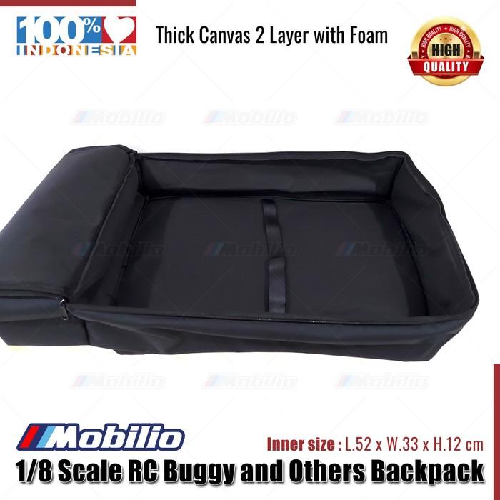 Tas 1/8 Scale RC Buggy and Others Backpack High Quality Canvas Size 52x33x12cm