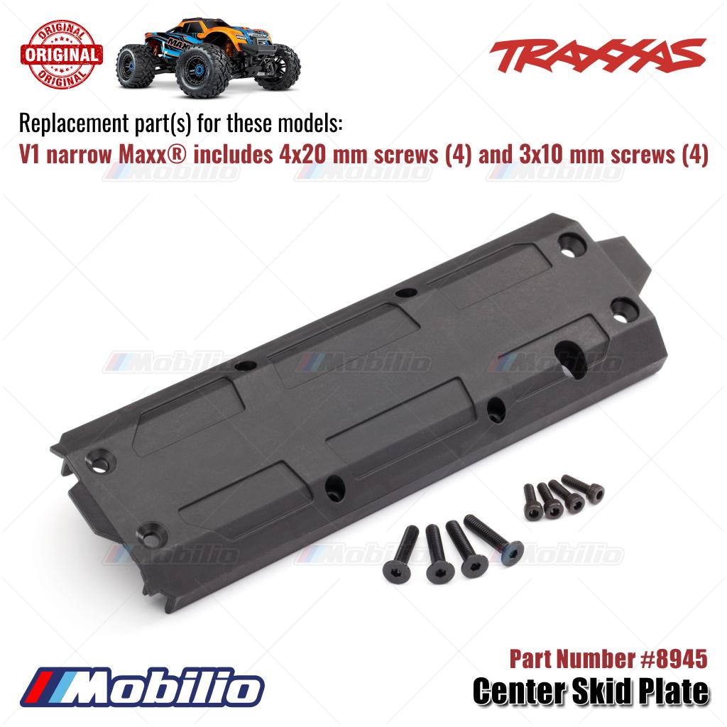 Traxxas Part #8945 Center Skid Plate for RC V1 Narrow Maxx Monster Truck