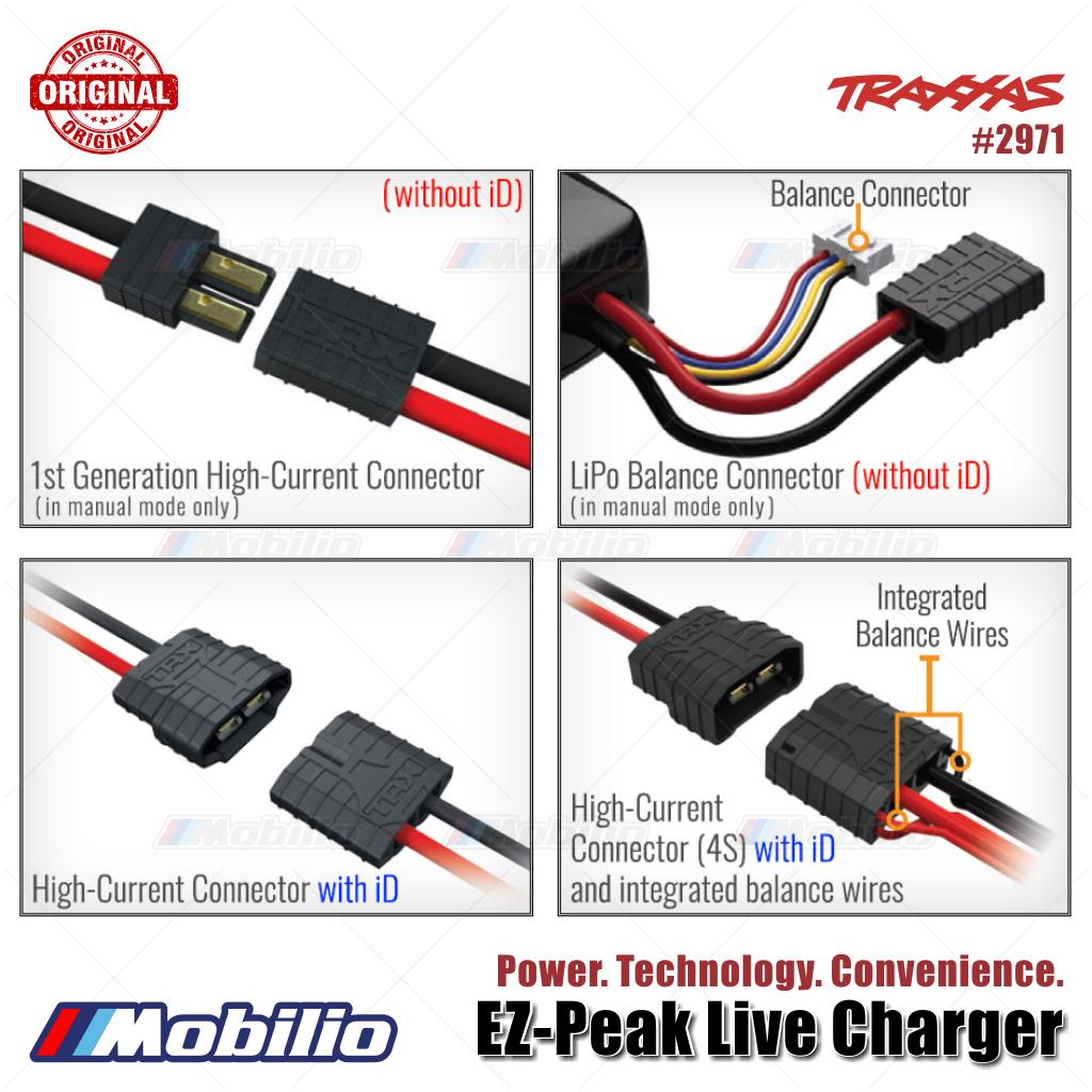 Traxxas Part #2971 EZ-Peak Live 12-amp NiMH LiPo Fast Charger with iD Auto Battery Identification and Bluetooth