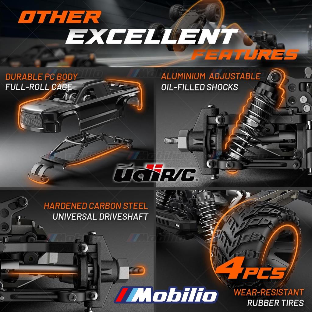 UDIR/C UD1610S Brushless Fast RC Car 4WD RTR Off-Road Monster Truck RC Car