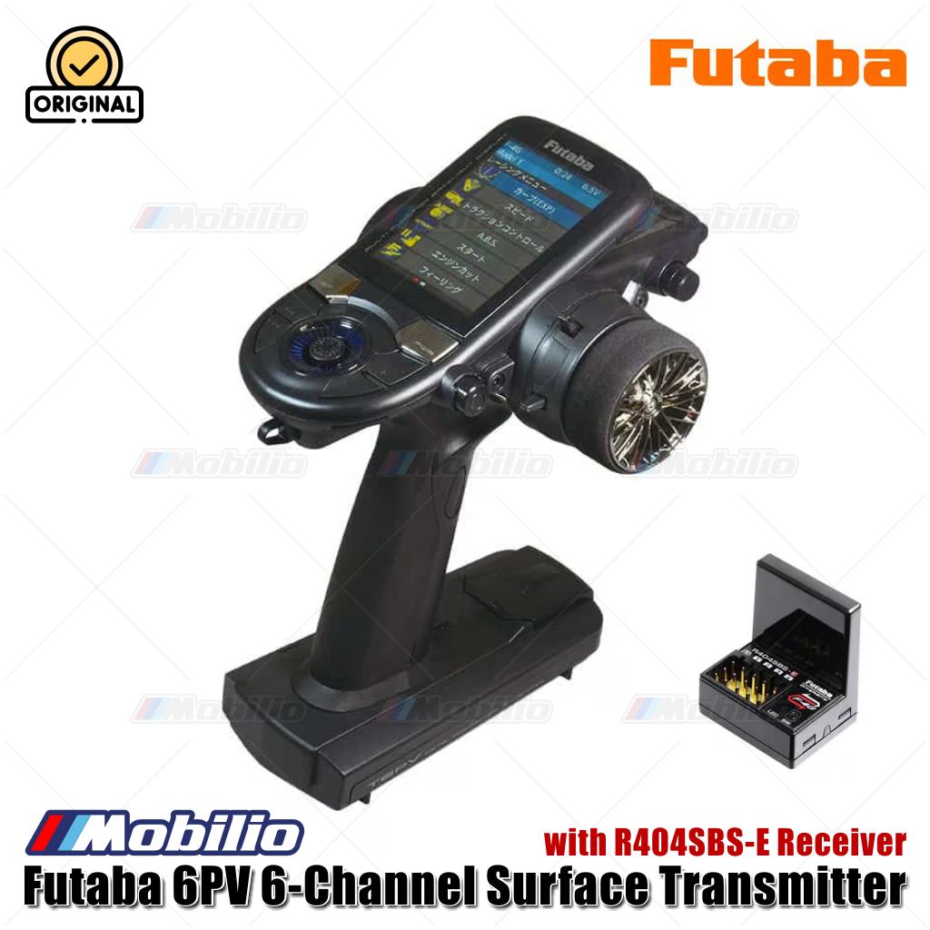 Futaba 6PV 6-Channel Surface Transmitter with R404SBS / R404SBS-E Receiver