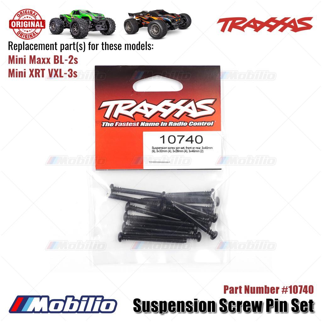 Traxxas Part #10740 Suspension Screw Pin Set RC Mini Maxx BL-2s Mini XRT VXL-3s