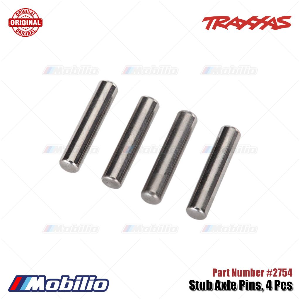 Traxxas Part #2754 Stub Axle Pins 4 Pcs for Hex Wheels Hub Control Remote