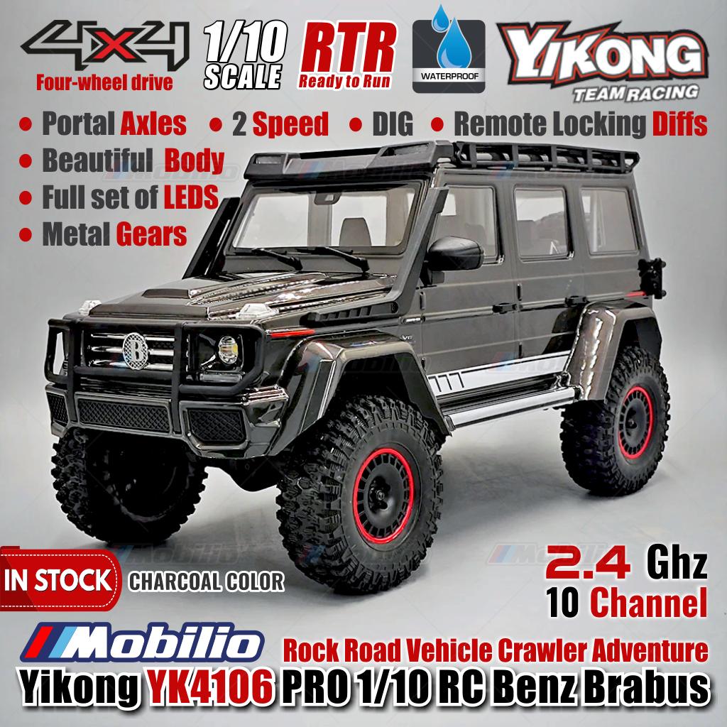 Yikong YK4106 PRO 1/10 RC Rock Road Vehicle Crawler Adventure 2.4 Ghz RTR Remote Control