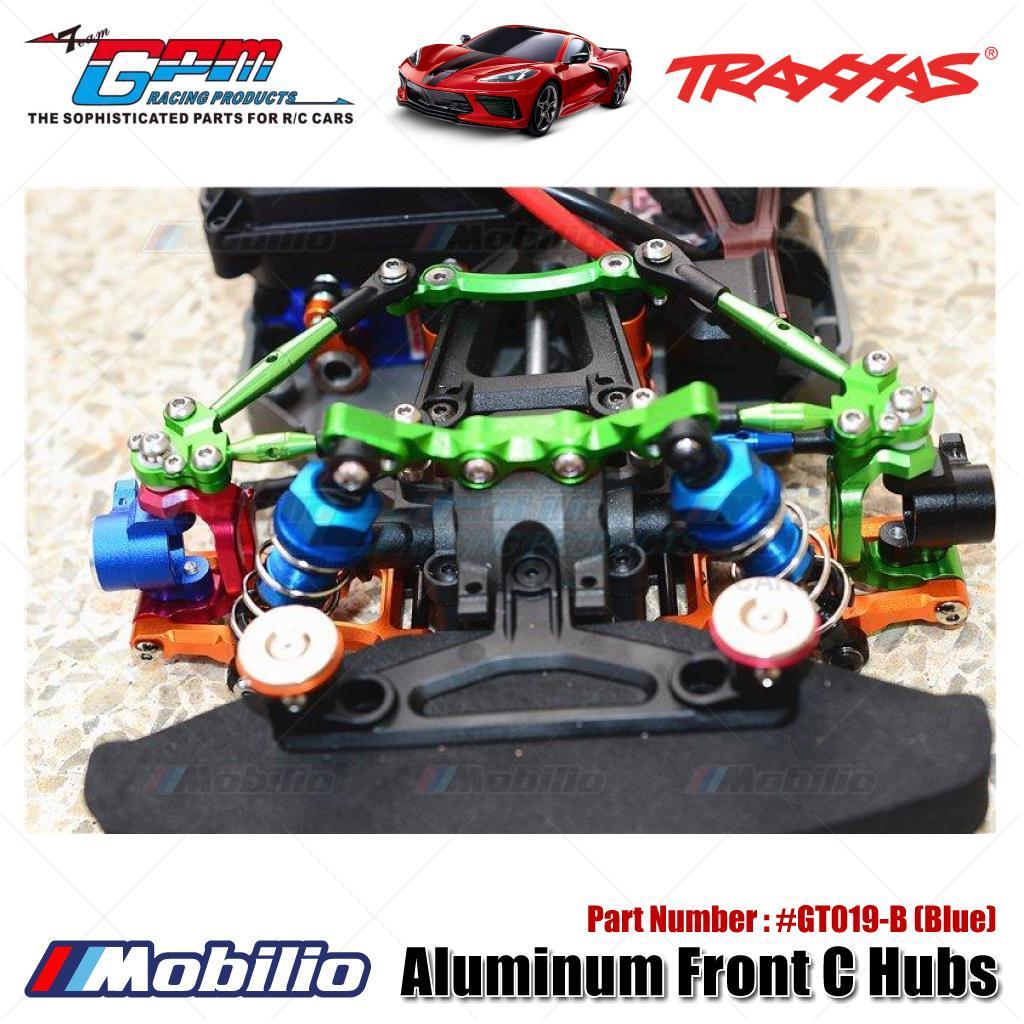 GPM Part #GT019 Aluminum Front C Hubs For 1/10 Traxxas Ford GT 4-Tec 2.0 83056-4 / 4-Tec 3.0 93054-4 Upgrade Parts