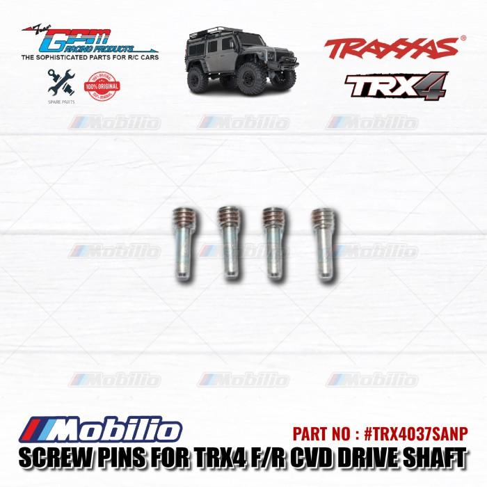 GPM Part #TRX4037SANP Screw Pins For Trx4 F/R CVD Drive Shaft 4pcs for Traxxax TRX-4