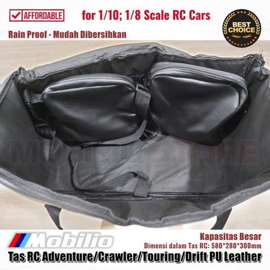 Tas RC Adventure Crawler Touring Drift PU Leather 1/10 1/8 Scale Car