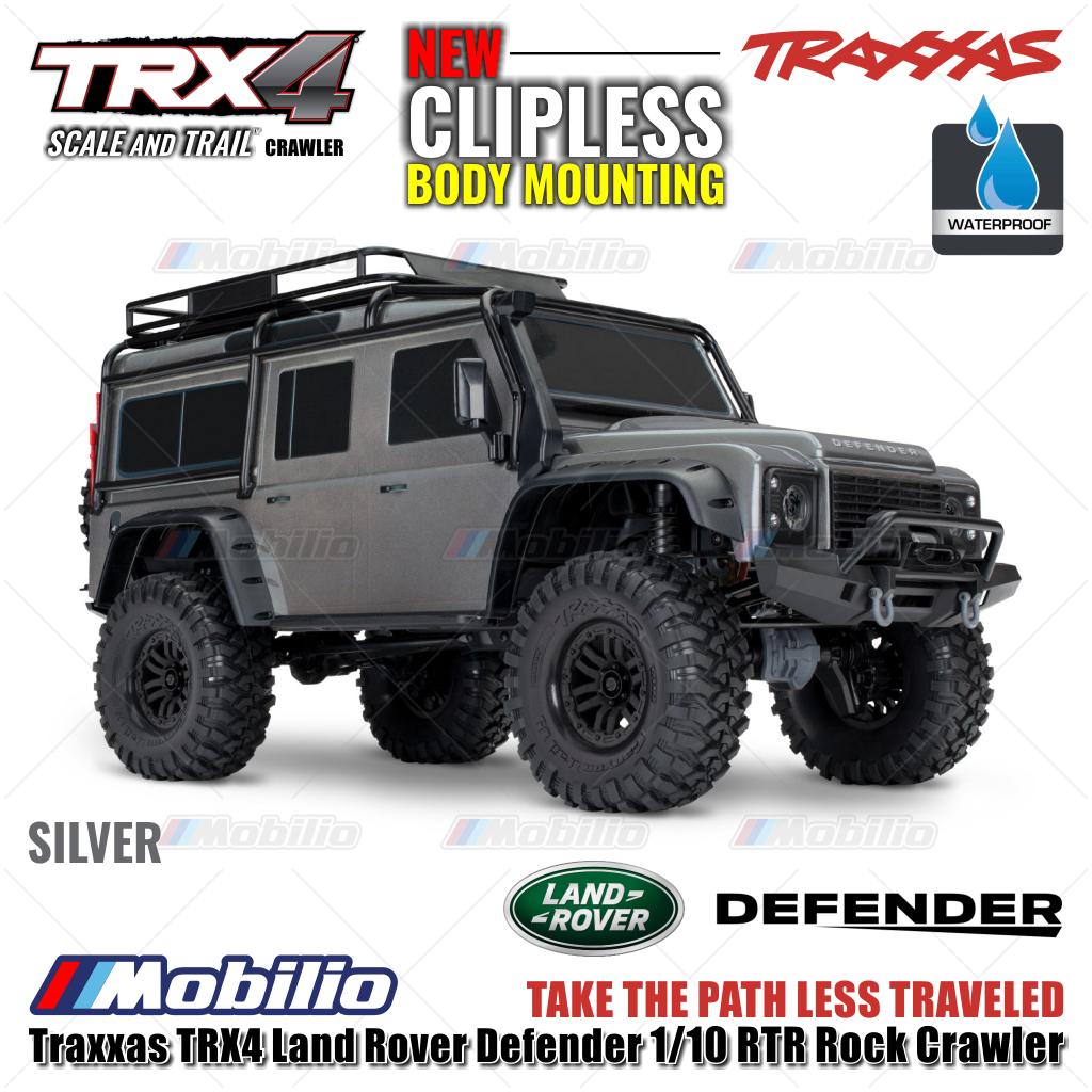 Traxxas 82256-4 TRX4 Land Rover Defender 1/10 RTR Rock Crawler New Clipless