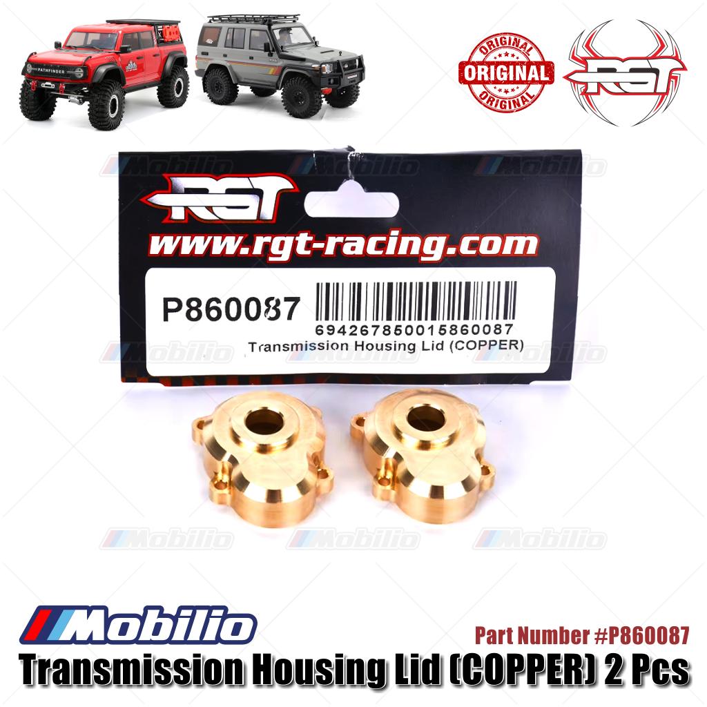 RGT Part #P860087 Transmission Housing Lid (COPPER) Upgrade RC EX86150 Pathfinder EX86190 Rescuer Crawler