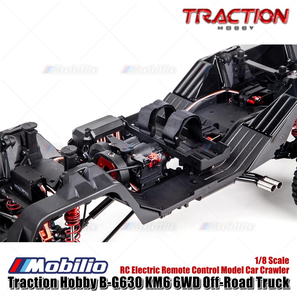 Traction Hobby B-G630 KM6 6WD Off-Road Truck 1/8 Scale RC Electric Remote Control Model Car Crawler