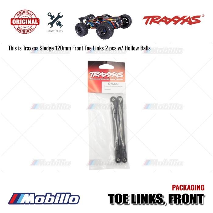 Traxxas Part #9549 Pair of 120 mm Fixed-Length Front Toe Links Come Assembled With Hollow Balls for RC Sledge