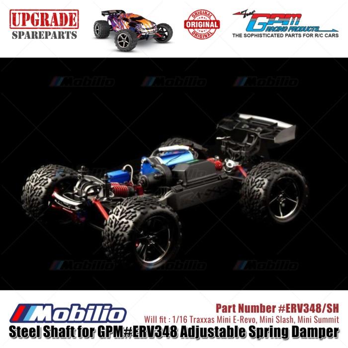 GPM Part #ERV348/SH Steel Shaft for GPM#ERV348 Adjustable Spring Damper RC Traxxas Mini E-Revo Slash Summit