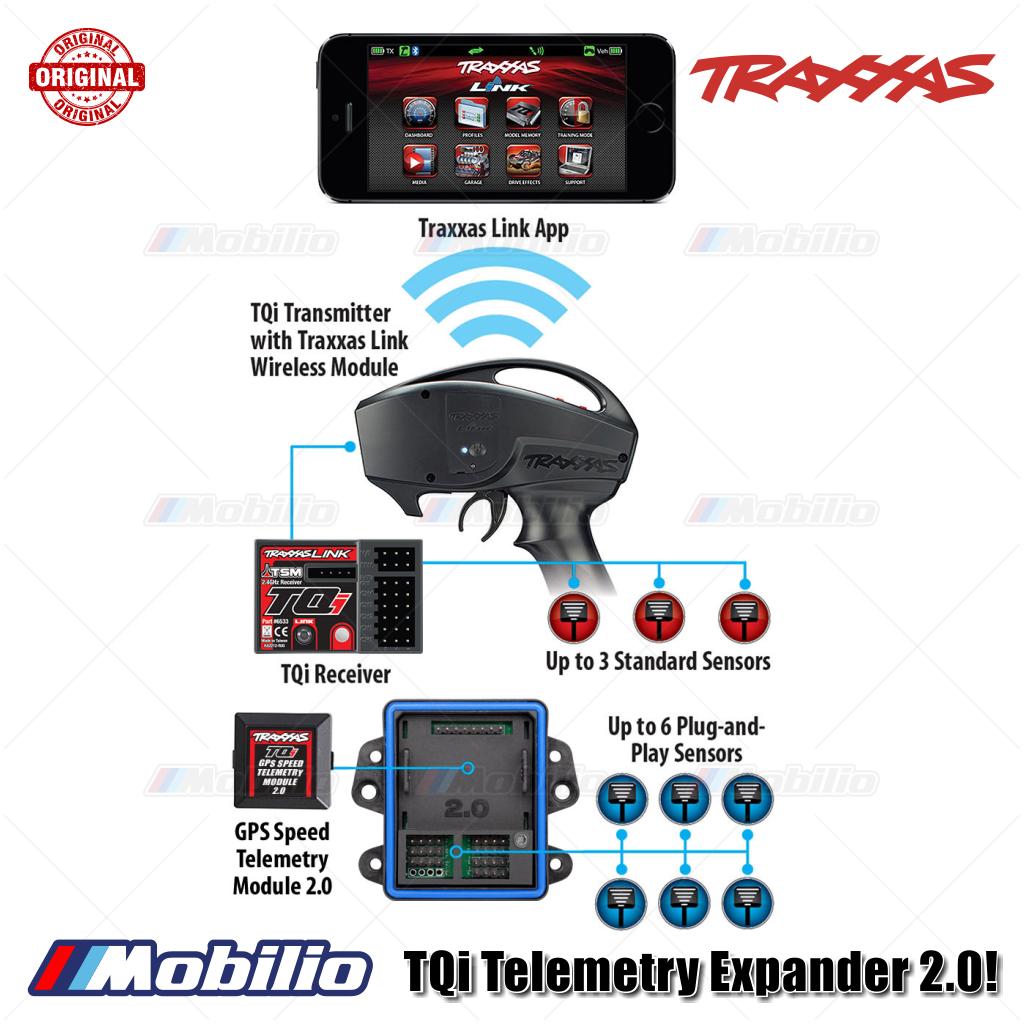 Traxxas Part #6550X TQi Telemetry Expander 2.0! Requires the TQi Radio System with Wireless Module