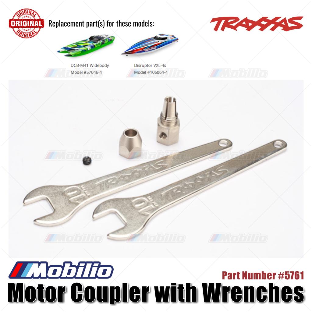 Traxxas Part #5761 Motor Coupler with Wrenches for RC Boat DCB-M41 Widebody Disruptor VXL-4S