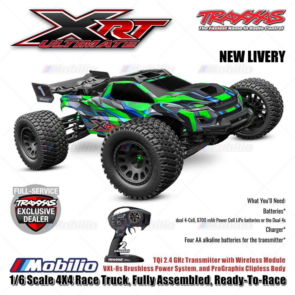 Traxxas 78097-4 XRT Ultimate 1/6 Extreme Race Truck 4WD 8S Brushless TQi TSM RTR RC Car Remote Control Clipless