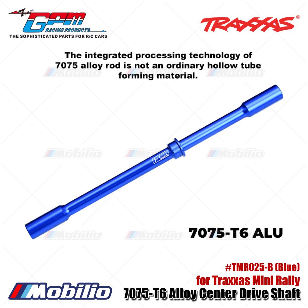 GPM Part #TMR025-B 7075-T6 Alloy Center Drive Shaft for Traxxas Mini Rally Upgrade