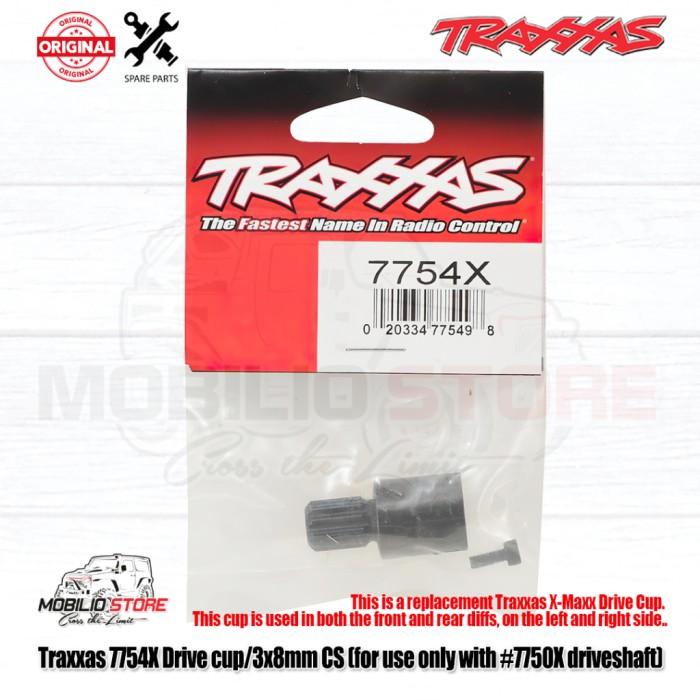 Traxxas Part #7754X Drive Cup 3x8mm CS for Use Only with 7750X Driveshaft