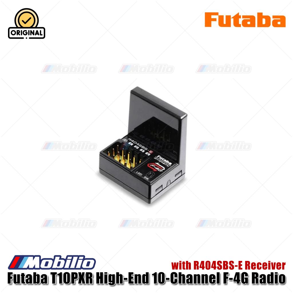 Futaba T10PXR High-End 10-Channel F-4G Radio Transmitter with R404SBS-E Receiver