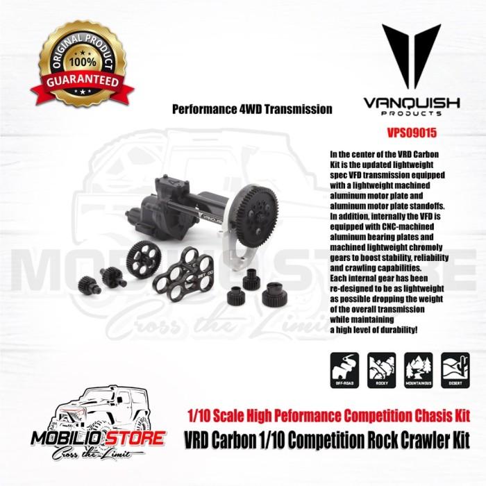 Kit Rock Crawler Kompetisi Karbon Vanquish VRD RC Skala 1/10