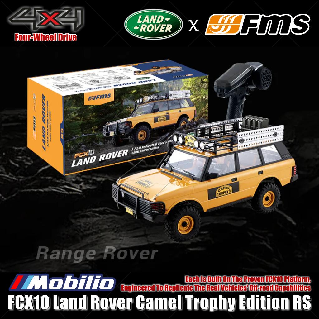 FMS 1:10 Land Rover Camel Trophy Edition RS FCX10 Platform 4x4 RTR 2.4GHz RC Crawler Adventure Remote Control