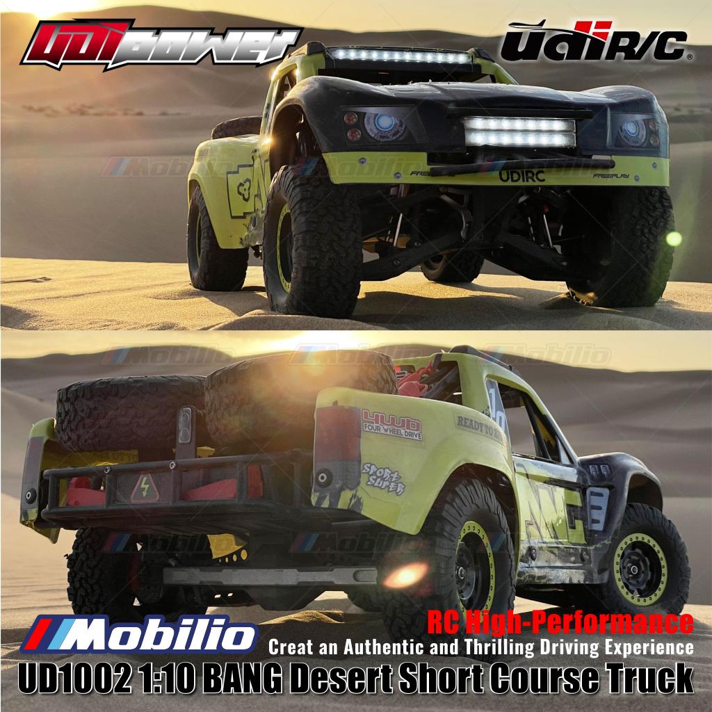 UDIR/C UD-1002 UDIPOWER BANG Desert Short Course Truck UD1002 RC High-Performance 1:10 Scale RTR