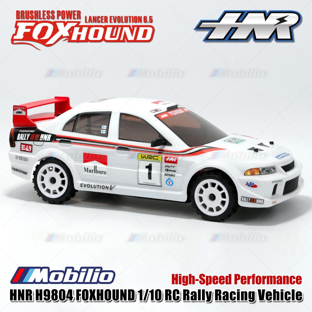 HNR H9804 FOXHOUND Lancer 1/10 RC Rally Racing Vehicle Brushless Power Remote Control Car RTR