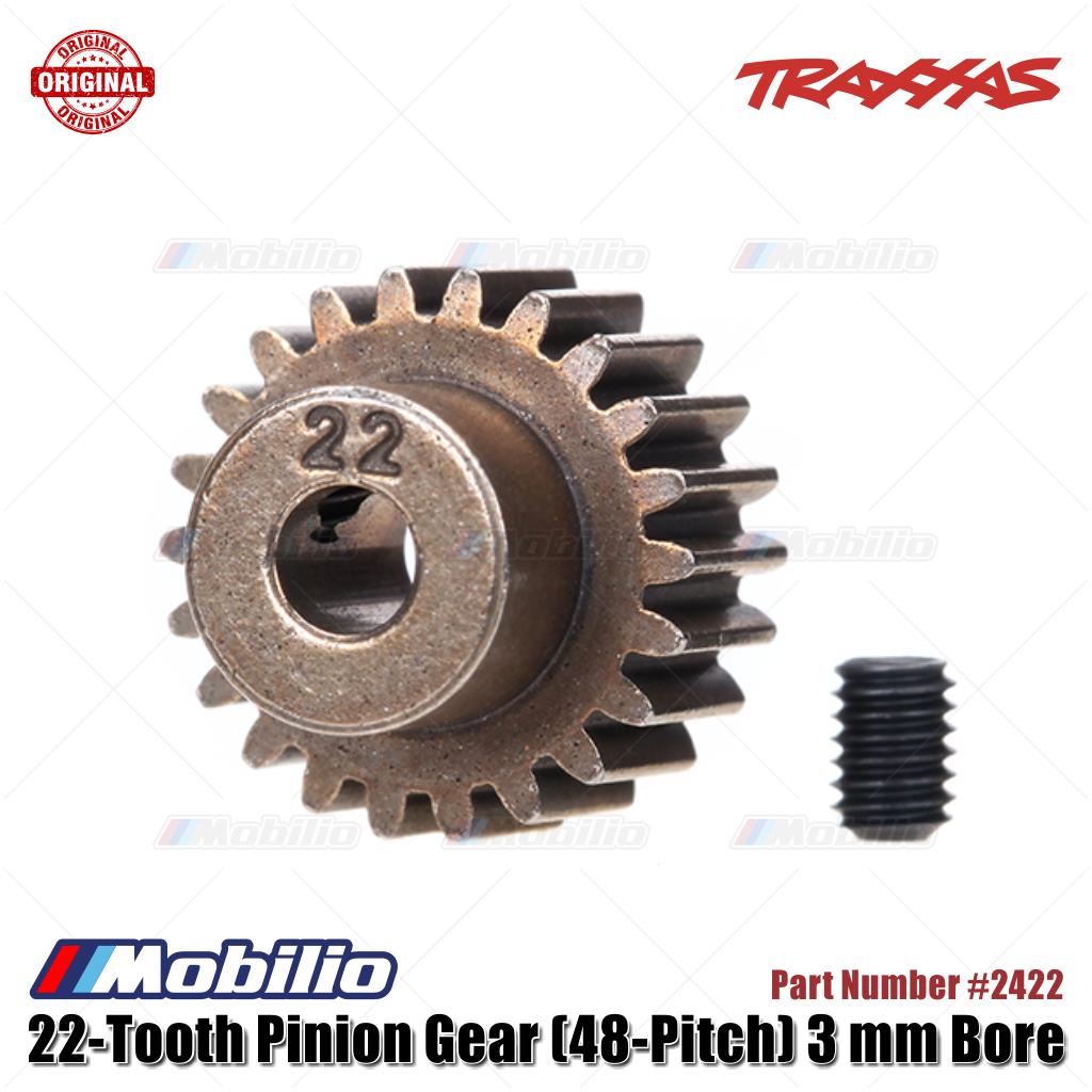 Traxxas Part #2422 22-Tooth Pinion Gear (48-Pitch) 3 mm Bore for RC Car