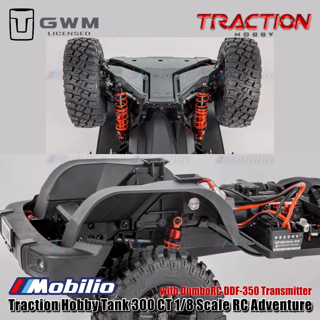 Traction Hobby Tank 300 CT 1/8 Scale RC Adventure Tank300-CT with